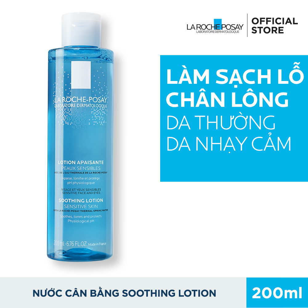 [HCM]La Roche-Posay - Nước Cân Bằng Giàu Khoáng Da Nhạy Cảm Soothing Lotion Sensitive Skin 200ml