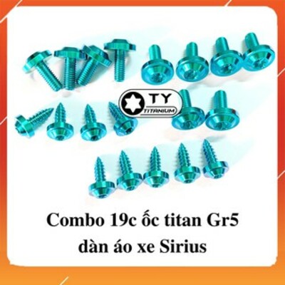 Ốc titan dàn áo Sirius 19 con GR5 xịn - TY Racing