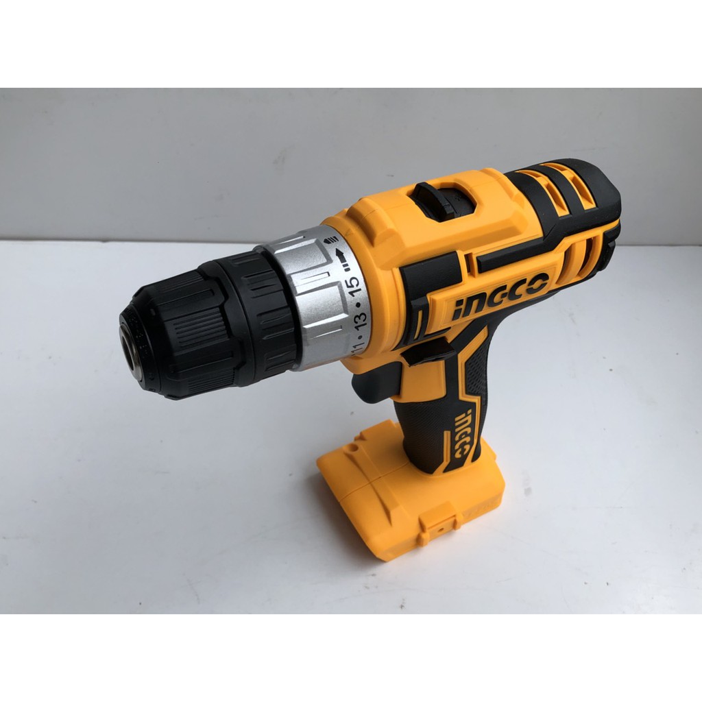 THÂN MÁY KHOAN VẶN VÍT DÙNG PIN INGCO 20V ( KO KÈM PIN VÀ SẠC )