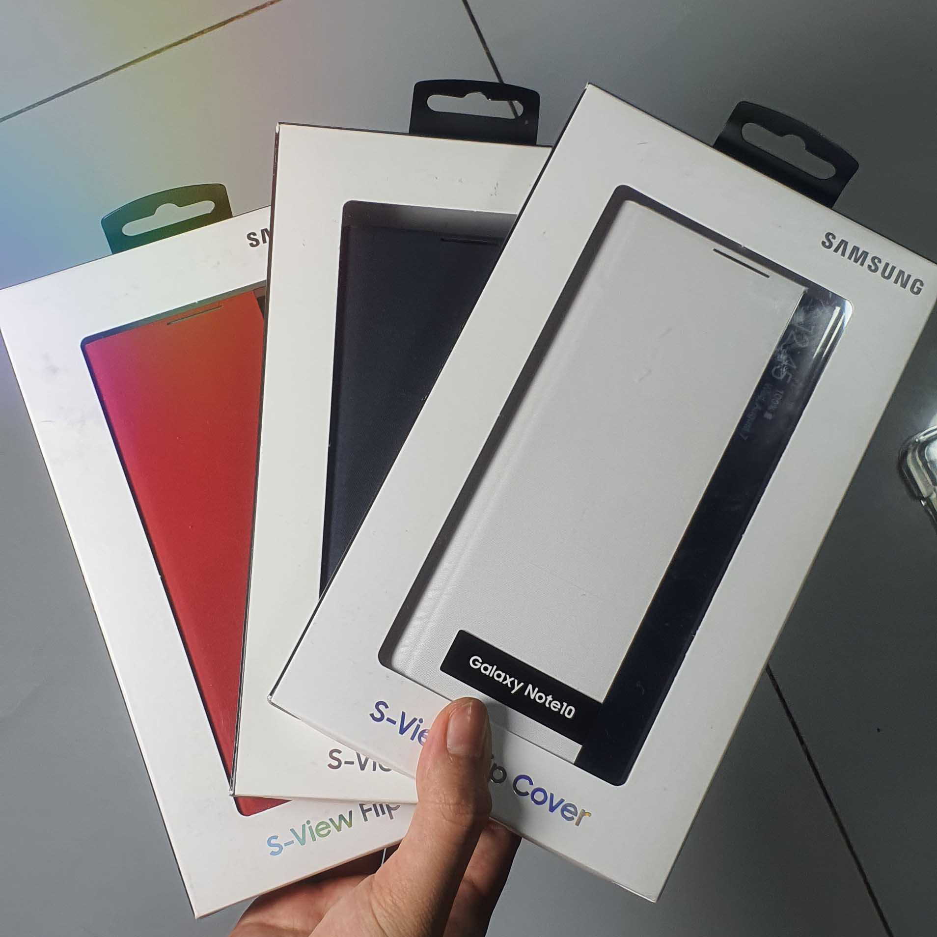 [HCM]Bao da điện thoại Samsung Clear view Note 10