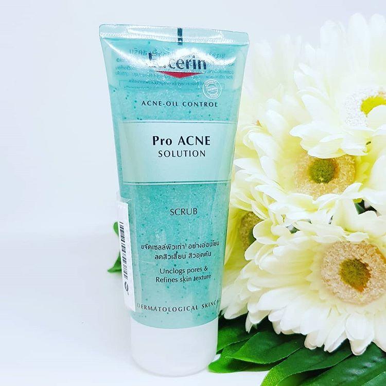 EUCERIN TẨY TẾ BÀO CHẾT CHO DA MỤN PRO ACNE SCRUB 100ML