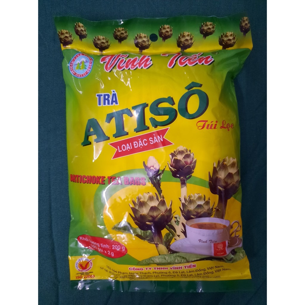 Trà Atiso/Actiso Vĩnh Tiến - bịch 100 túi lọc