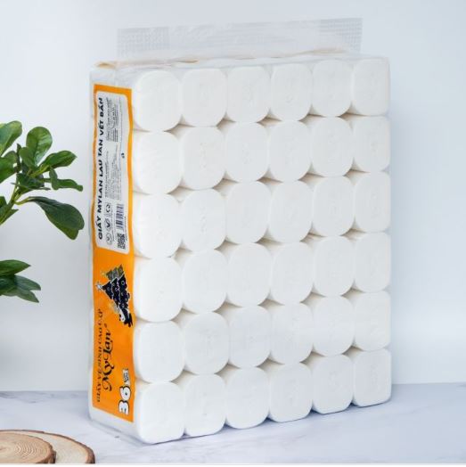 Giấy Vệ Sinh My Lan Gấu Thông 4 Lớp - (36 Cuộn/Xách)