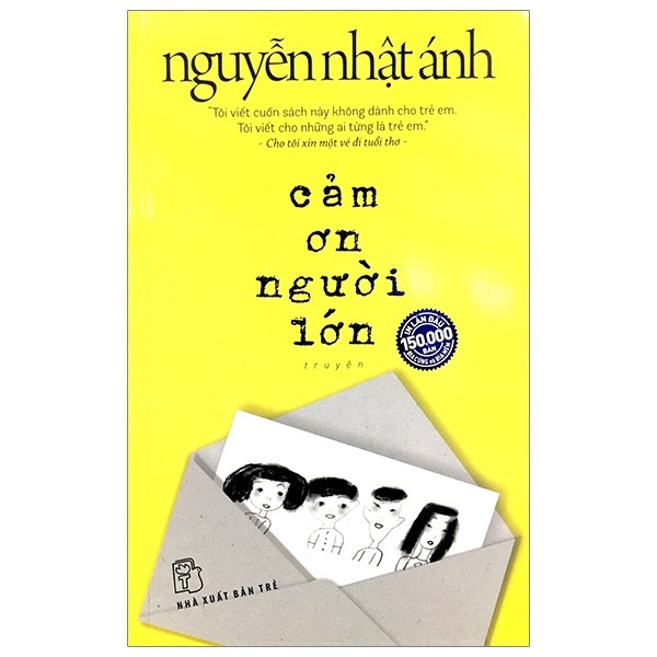 Cảm ơn người lớn - bìa mềm - nguyễn nhật ánh