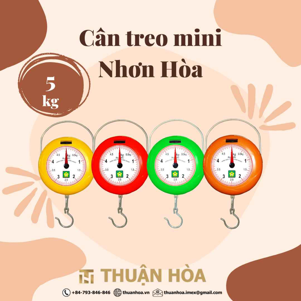 Cân treo mini 5kg - Cân Nhơn Hòa