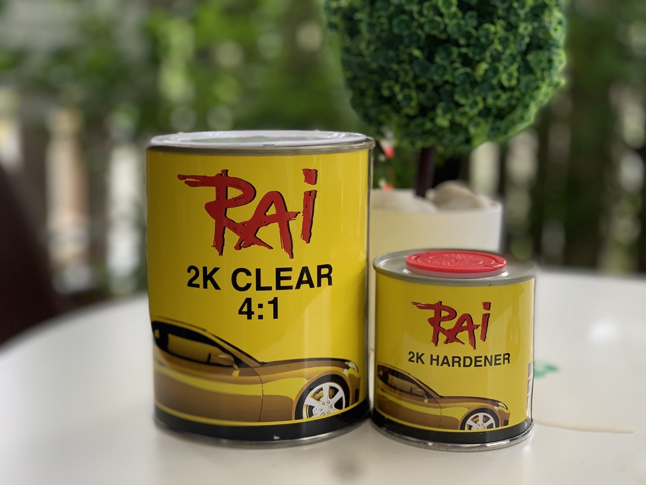 Sơn bóng 2K RAi (bộ 1kg)