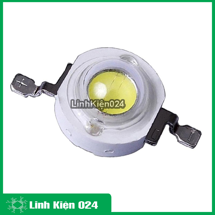 Bộ 3 led công suất siêu sáng sáng trắng ( tặng 3 đế tản nhiệt - chưa hàn )