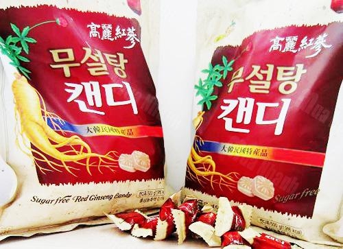 [HCM]Kẹo hồng sâm không đường Hàn Quốc 500g