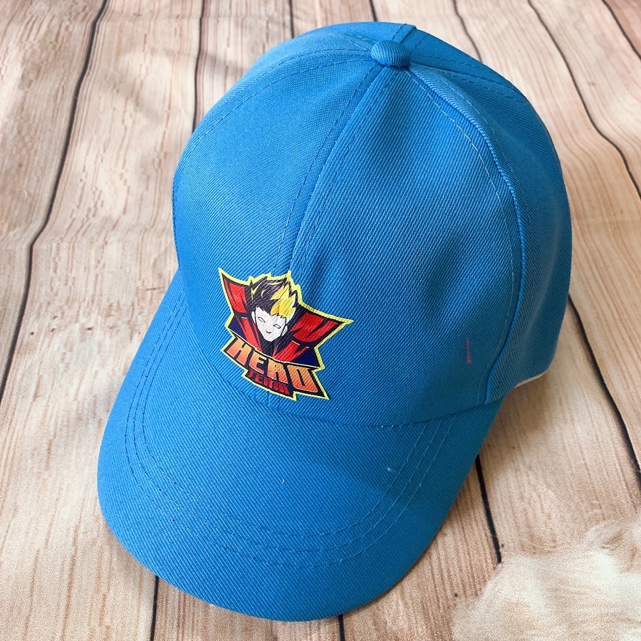 Mũ Lưỡi Trai Hero Team Logo In Nổi Chất Liệu Kaki Dành Cho Bé Gái Bé Trai