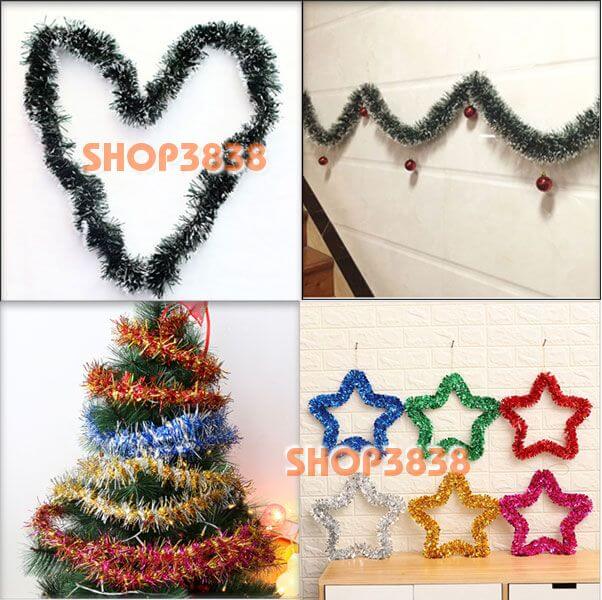 Combo 3 Dây Chồn ( 2m / 1 Dây ) Treo Trang Trí Noel ( Loại đẹp )