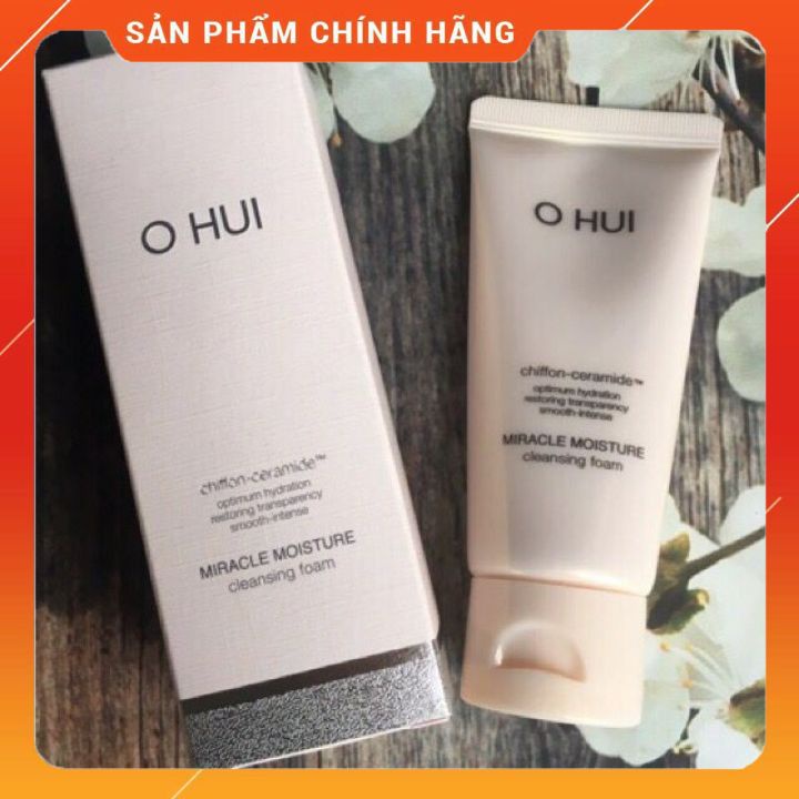 Sữa rửa mặt O HUI MIRACLE MOISTURE CLEANSING FOAM 80ml_𝗘𝗯𝗶𝘀𝘂 𝗰𝗼𝘀𝗺𝗲𝘁𝗶𝗰𝘀