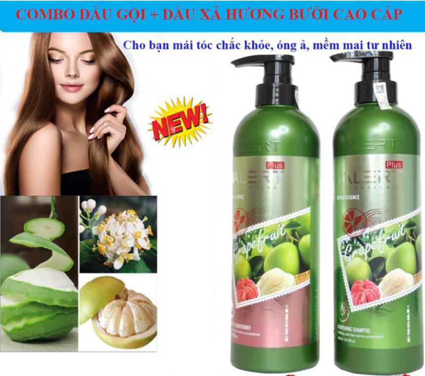 Combo dầu gội xả bưởi chính hãng 850ml