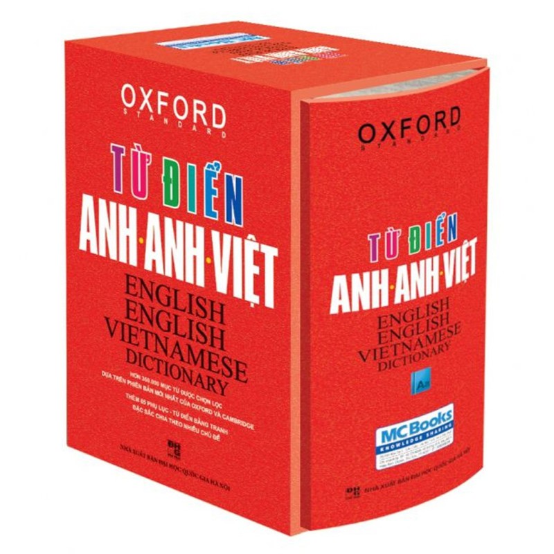 Từ Điển Anh Anh Việt Phiên Bản Bìa Cứng Màu Đỏ - Giải Nghĩa Đầy Đủ Ví Dụ Phong Phú