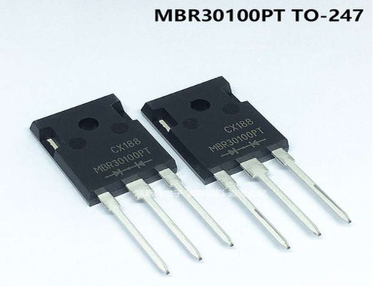 Diode xung mbr30100 mbr30100pt 30a 100v to-247 - điện tử 89