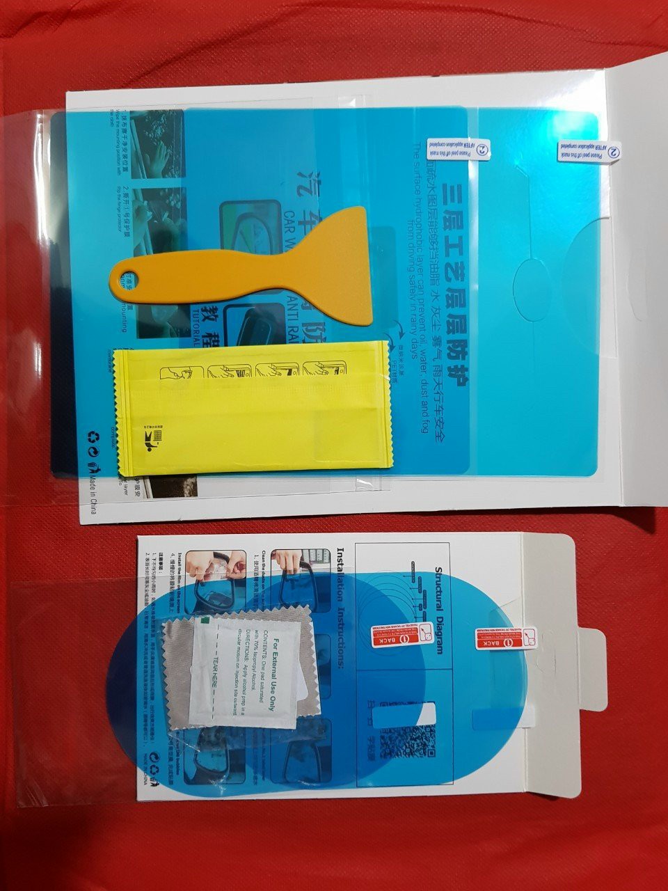 Miếng Dán Chống Đọng Nước Kính Bên Ô tô