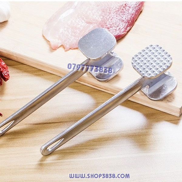 Búa đập thịt bò 2 đầu đập đá đập hạt nguyên khối