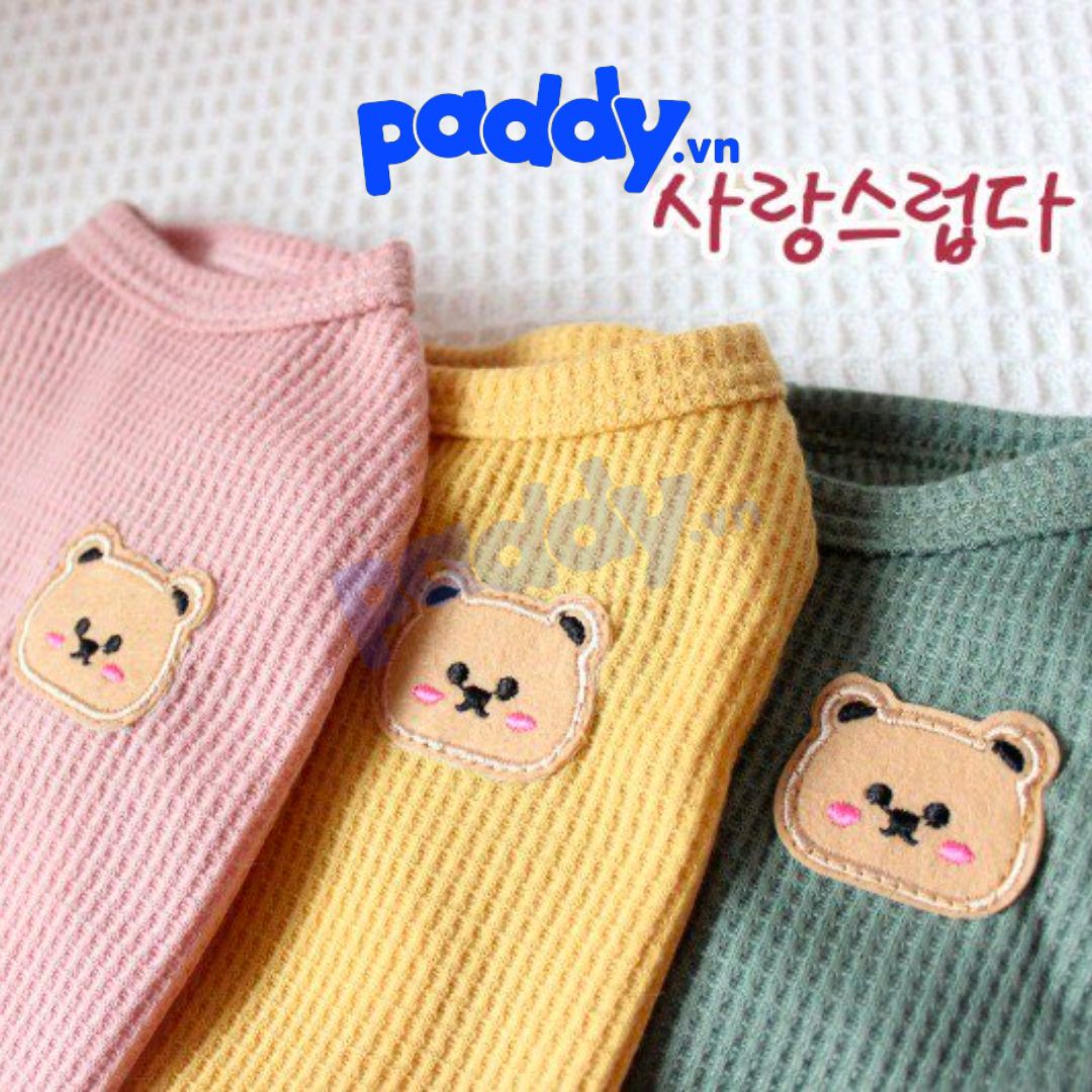Áo Cho Chó Mèo Vải Thun 3 Lỗ Cute