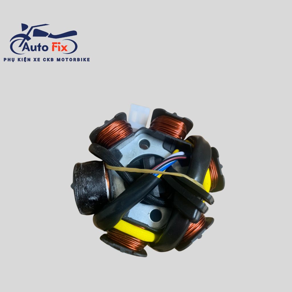 Cuộn Lửa Xe Wave Alpha dây đồng 6 múi, 3 rắc đánh lửa tốt chất lượng cao