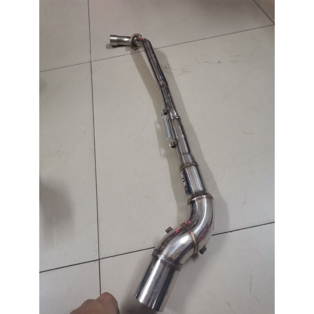 cổ pô sirius kong 2 khúc inox (chưa bao gồm lon pô)