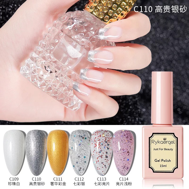 [HCM]Sơn gel Rykaergel bảng màu 109 - 114 15ml - BUMSTORE