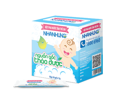Bột tắm trẻ em Nhân Hưng