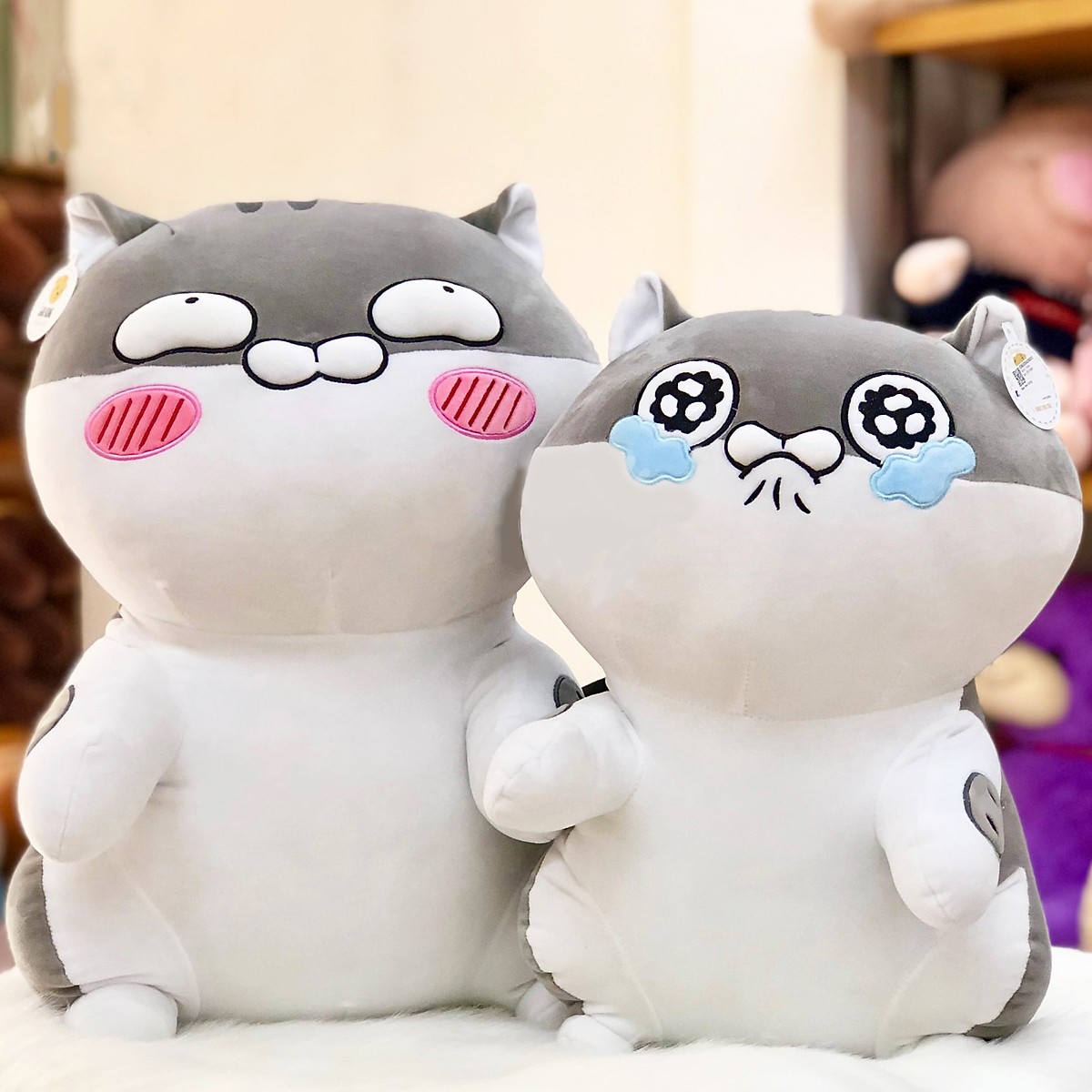 Gấu bông mèo ami bụng bự (60cm)