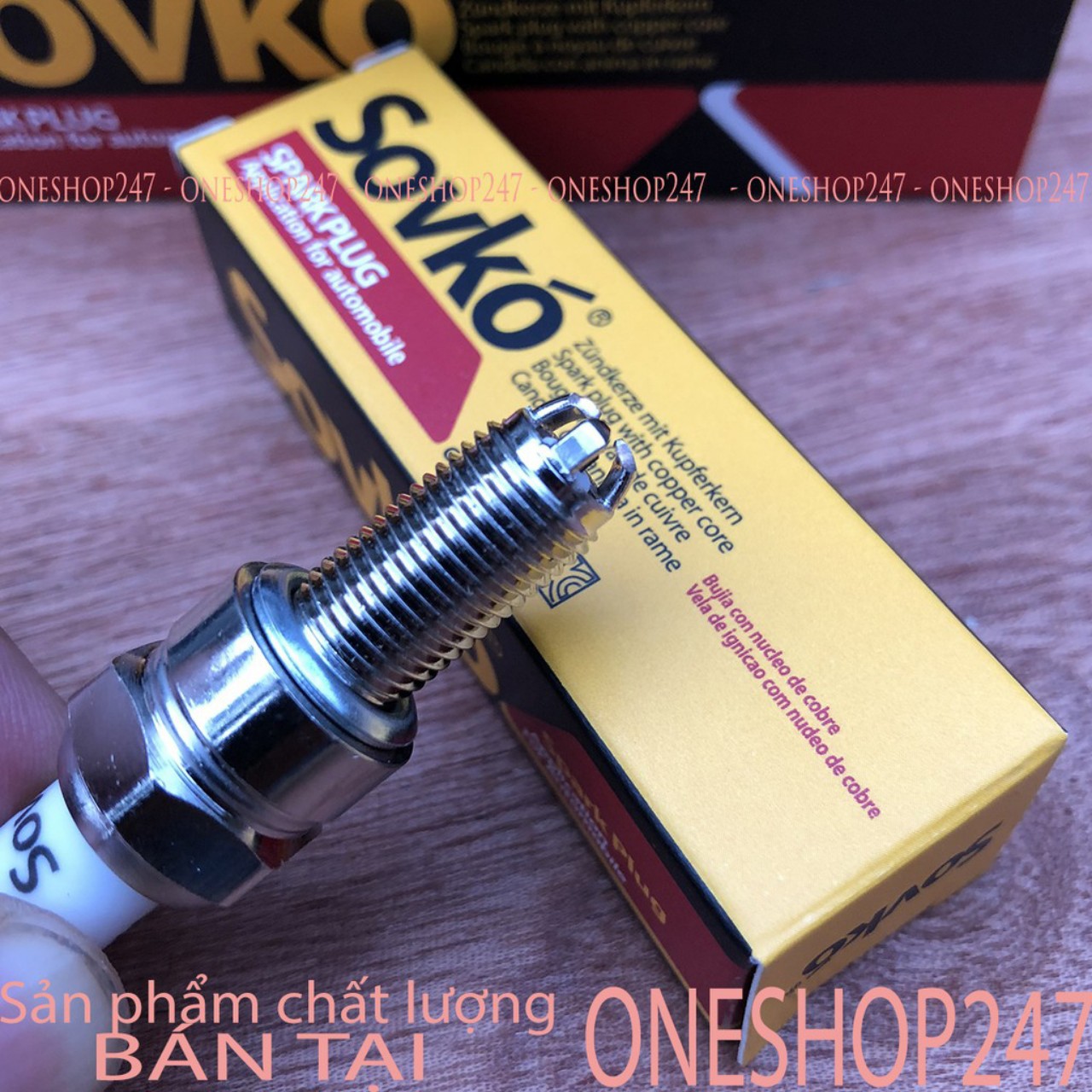 Bugi 3 chấu SOVKO chân DÀI bugi XE MÁY chất lượng cao REQUAshop