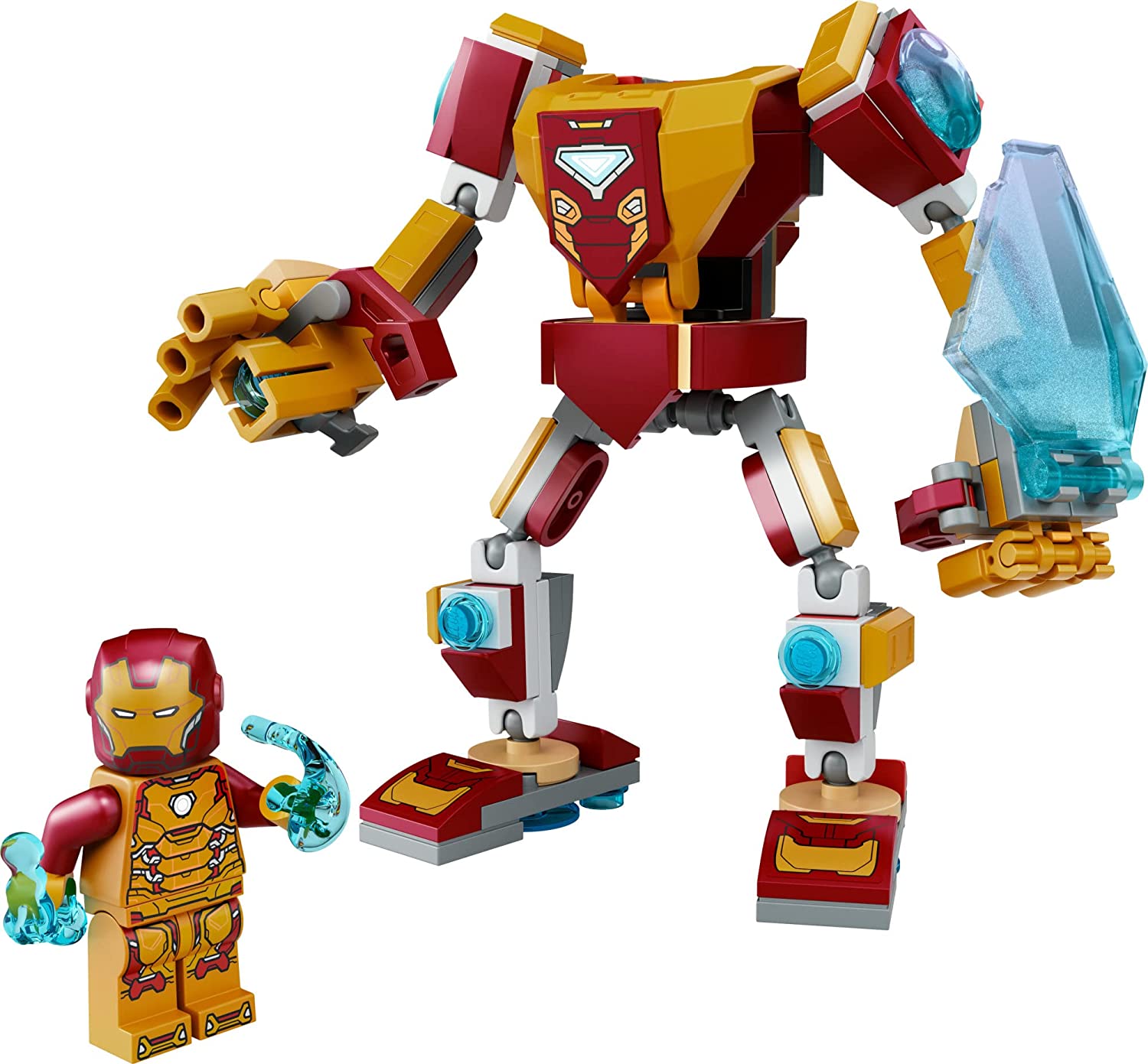 LEGO Marvel 76203_Chiến giáp Người Sắt (Iron Man Mech Armor)_Chính hãng