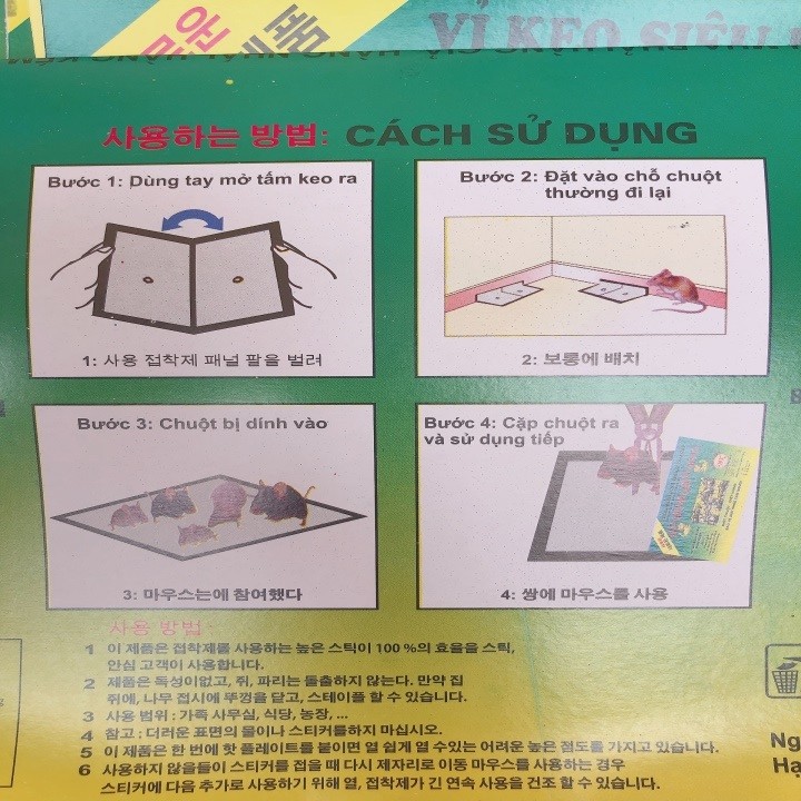 Bẫy Chuột Vỉ ComBo 10 Vỉ