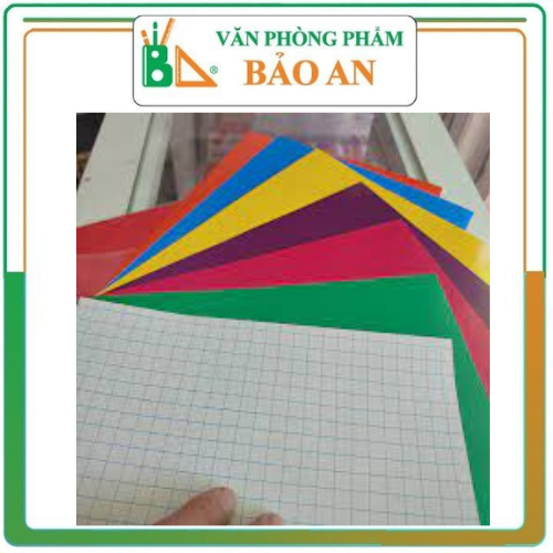 Giấy thủ công đề can ( có keo dính) ,Sản phẩm dành cho học sinh tiểu học cắt dán hình thủ công