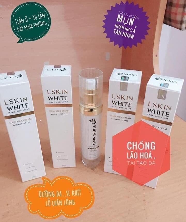 ủ kén tằm lskin white đan thy trắng hồng mặt 🌸