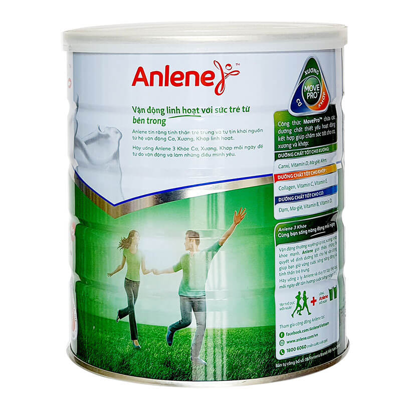 Combo 2 Lon Anlene Vani 3X  (800g)