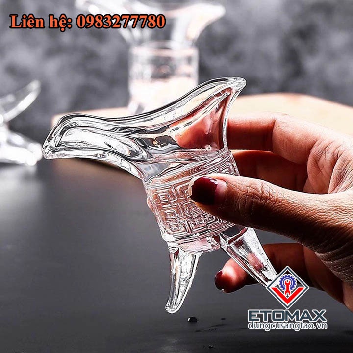 [SALE]Bộ 6 Ly Thủy Tinh Hoàng Đế