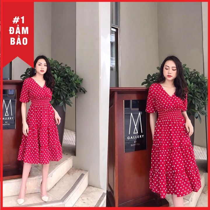 [HCM]ĐẦM CHẤM BI CAO CẤP DỄ THƯƠNG B280