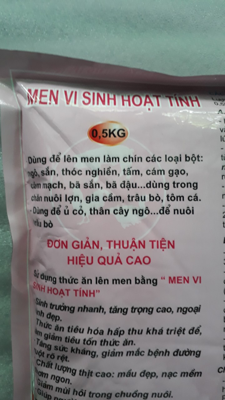 men ủ thức ăn 0.5kg