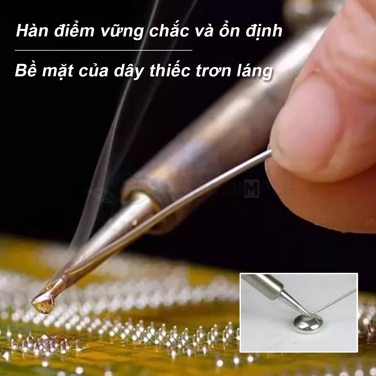 MỎ HÀN THIẾC ( TẶNG CUỘN THIẾC HÀN) SÚNG HÀN TỰ ĐỘNG (TẶNG NHỰA THÔNG) MỎ HÀN XUNG Máy hàn xung