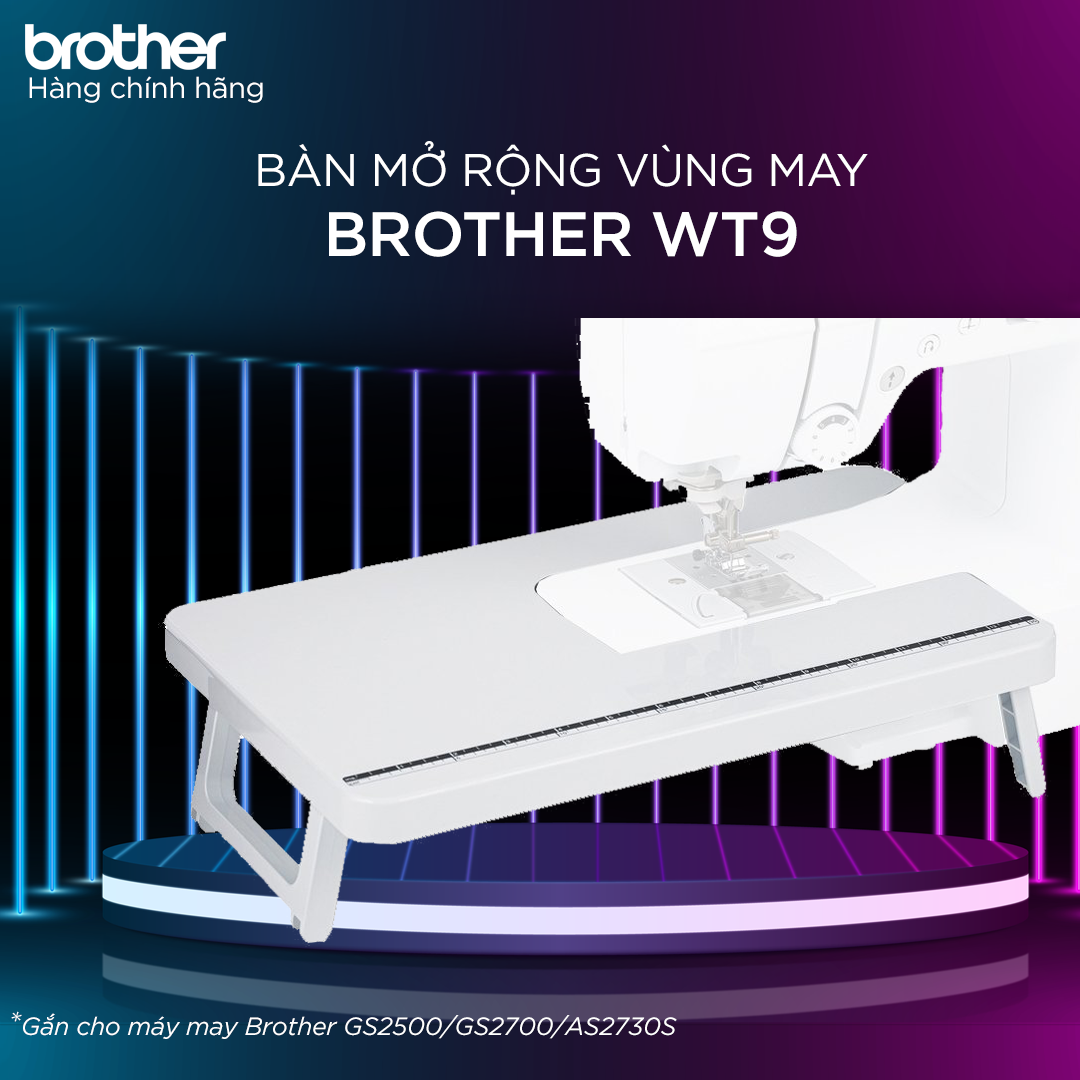 [HCM] PHỤ KIỆN Bàn Mở Rộng Vùng May Brother WT9 gắn cho máy may Brother GS2500/GS2700/AS2730S