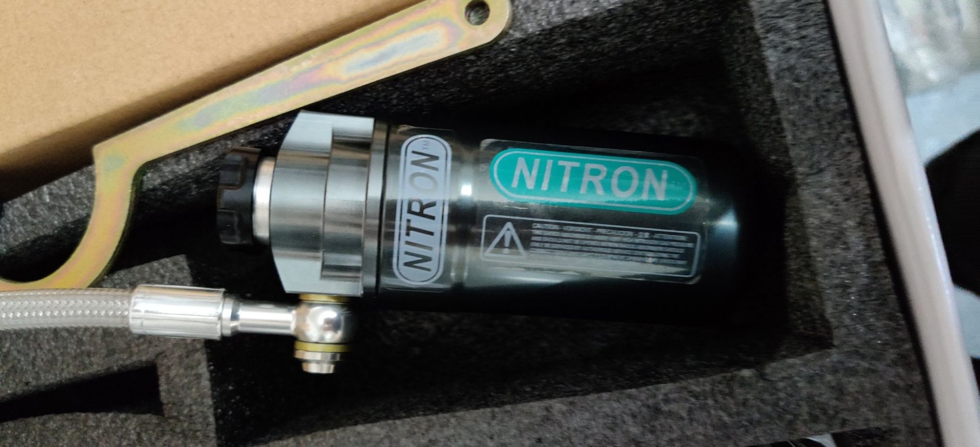 [HCM]Phuộc Nitron xoay 360 bình dầu Raider fi Satria