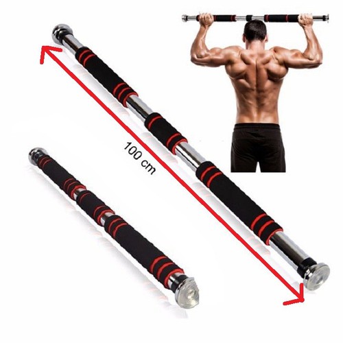 )xà đơn gắn cửa treo tường đa năng 60-100cm , 80 - 130cm loại dày