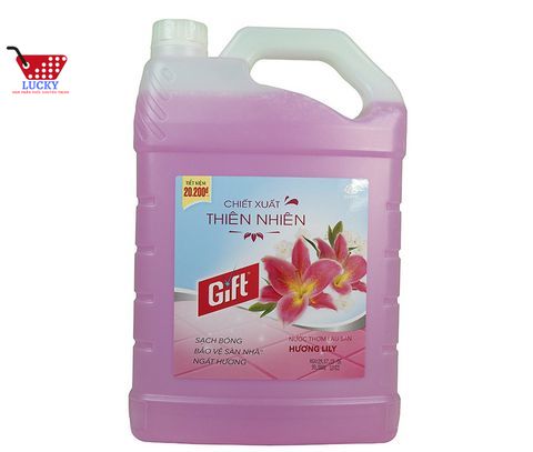[HCM] Nước lau sàn Gift 3,8kg Hương LILY
