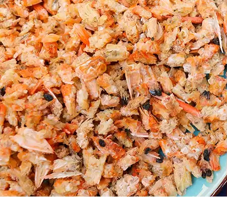 SKY FOOD HOUSE 1 KG ĐẦU TÔM BIỂN SẤY KHÔ ĐẶC SẢN CÀ MAU- Vựa Khô Nam Thiên