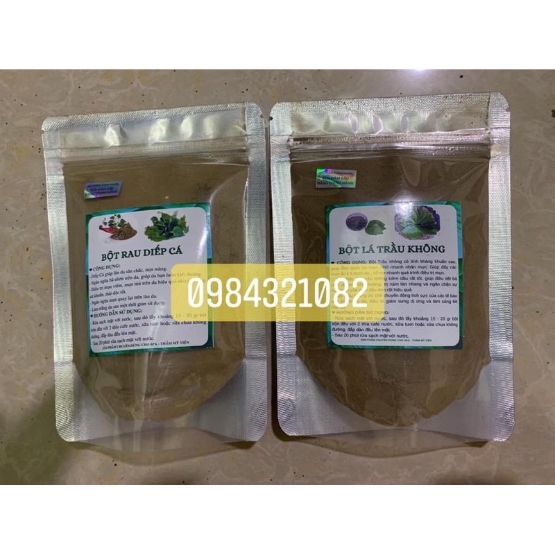 500gr Bột Lá Trầu Không (bột trầu không) nguyên chất handmade