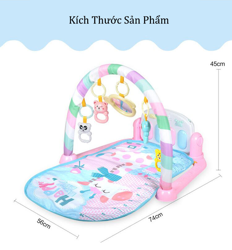 Thảm nhạc piano nằm chơi cho bé