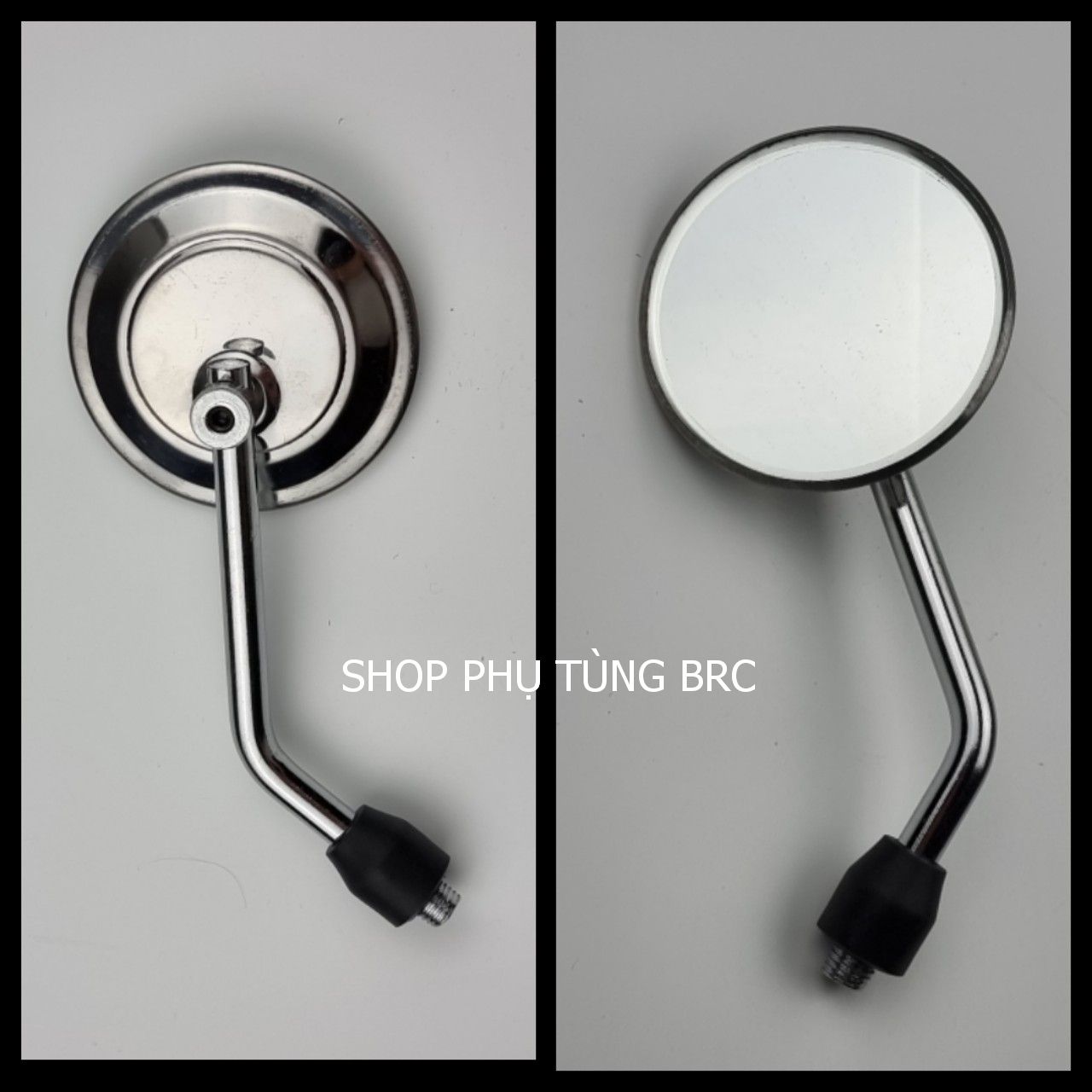 [ Gương 8 li] Gương chiếu hậu tròn INOX loại nhỏ 8 li gắn các loại xe CUB (A/E có thể chọn mua 1 hoặc 2 cái trên đơn hàng với cùng 1 mức phí vận chuyển)