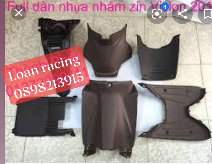 Dàn nhựa nhám xe Vision đoi 2012 - 2014 hàng zin chính hãng