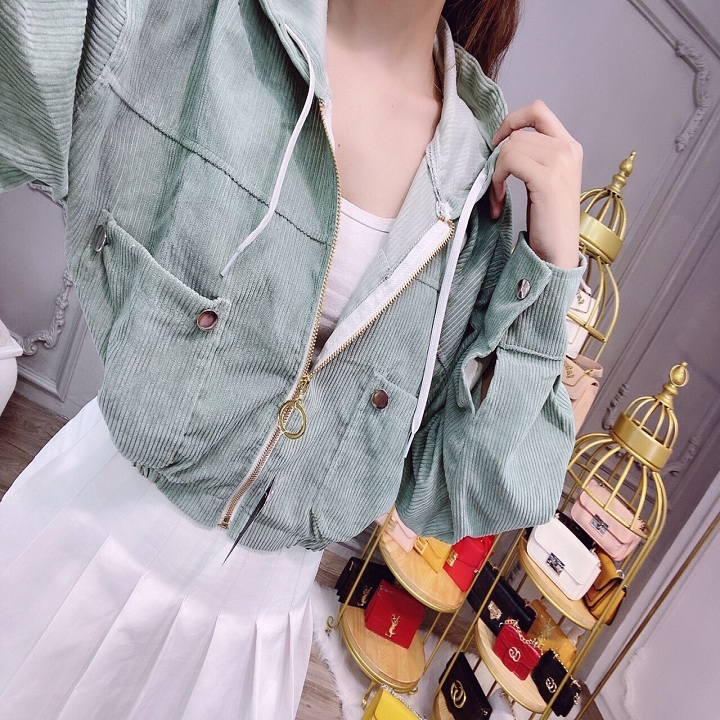 Áo khoác nữ / áo khoác nhung nữ / áo khoác chống nắng nữ ,áo khoác croptop