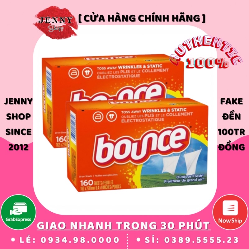 Giấy Thơm Quần Áo Bounce