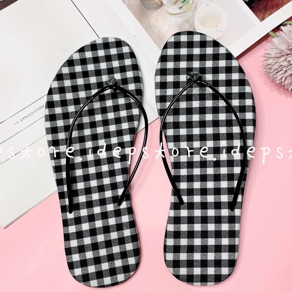 Dép cọng chỉ DA BEO quai mảnh, dép kẹp nữ xỏ ngón mũi tròn thời trang Maipy D178