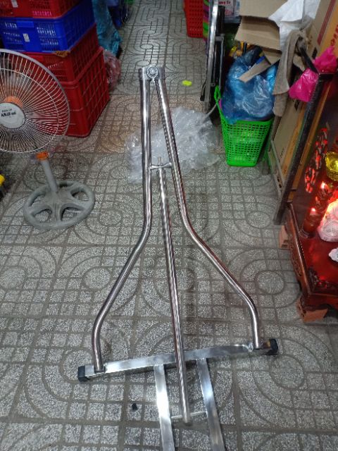 [HCM]Võng Xếp Inox Khung Vuông - Cực Dày