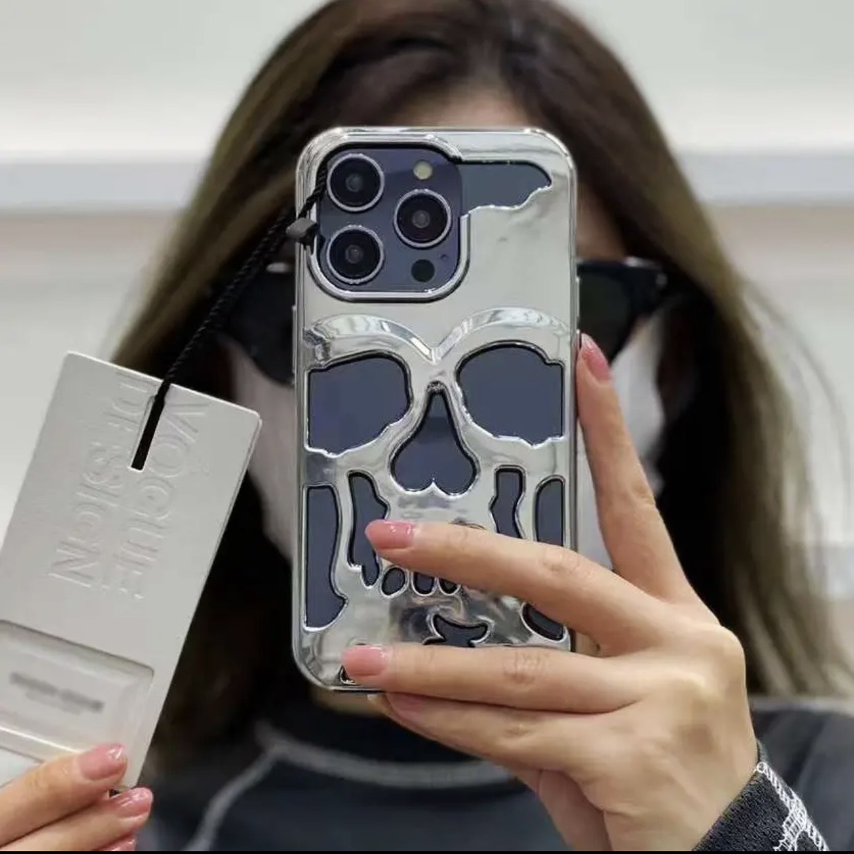Ốp Đầu Lâu Cực Cool Ngầu dành cho iPhone